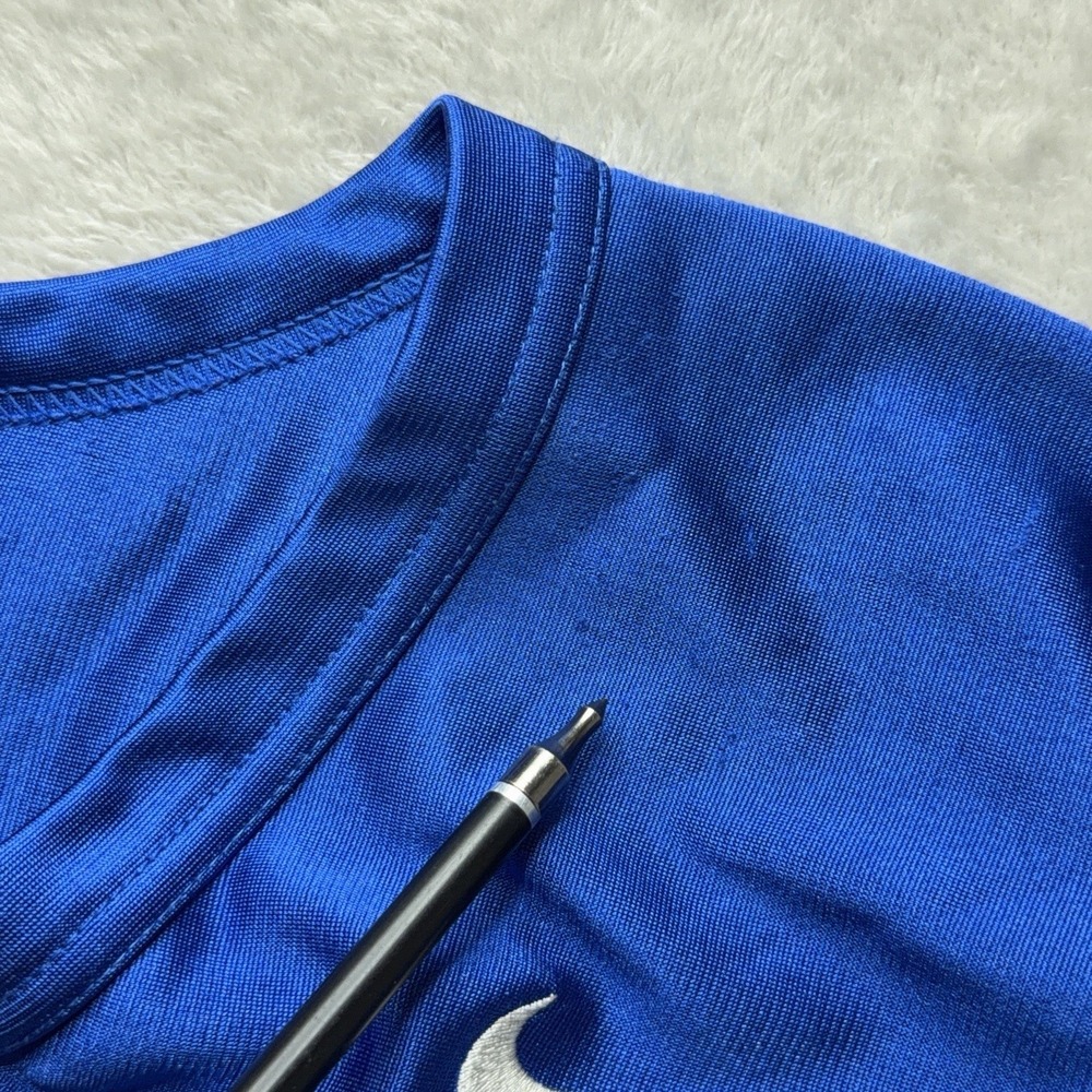 NIKE Royal Blue Youth Recruit Football Practice Training Sports Jersey Size L - Picture 6 of 12